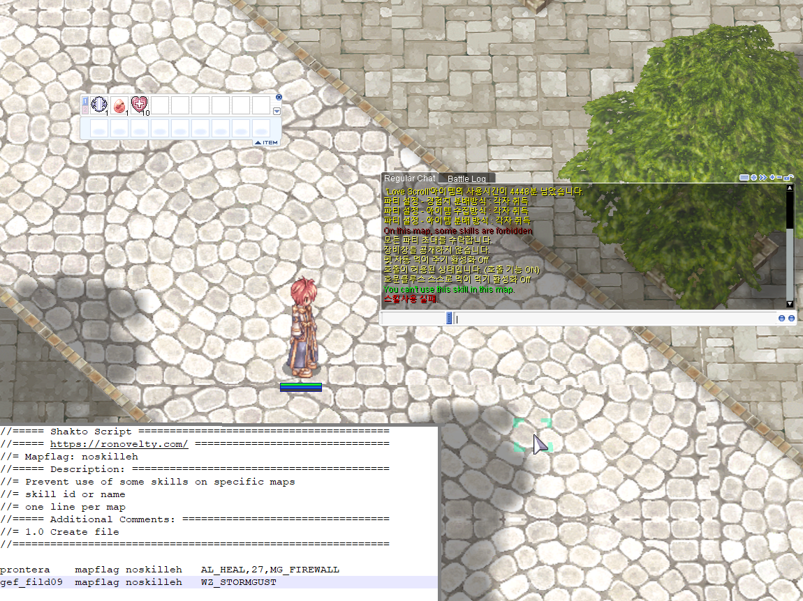 Advanced "NoSkill" Mapflag: Block Specific Skills per Map